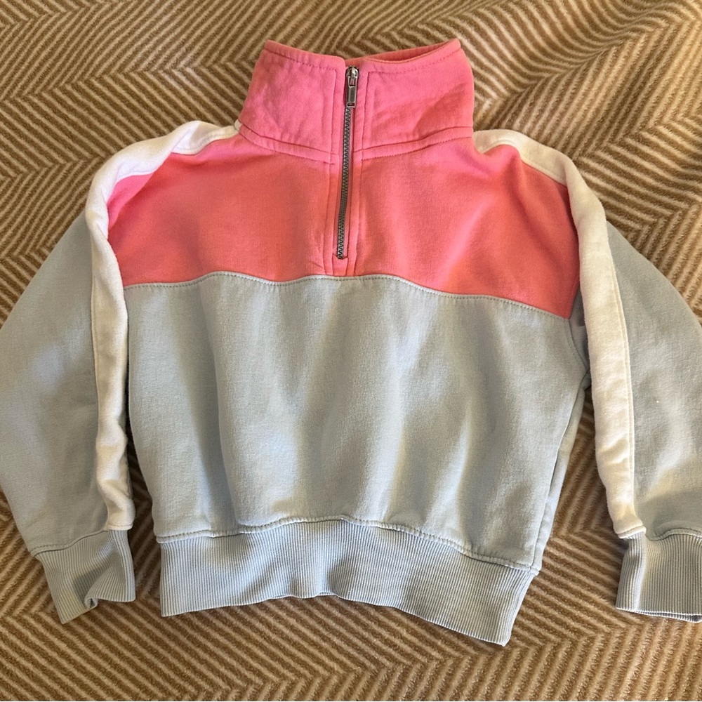 Old Navy Pink and blue Kids Pullover size 5